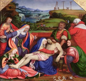 Die Beweinung Christi, ca. 1504-07 von Andrea Solario