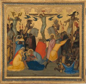 Szenen aus der Passion Christi: Die Kreuzigung [Mitteltafel], 1380er