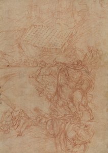 Die Schlacht von Spoleto von Andrea Vicentino after Titian