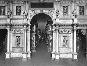 Innenraum des Theaters, erbaut 1580-85