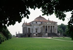 Ansicht der Villa Almerico-Capra, bekannt als La Rotonda, von Andrea Palladio