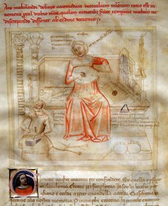 Allegorie der Musik in „Chansonne des sept Vertus et des sept Arts liberales“