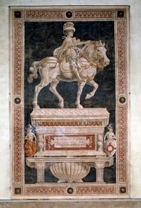 Reiterdenkmal für Niccolò da Tolentino (abgelöstes Fresko)