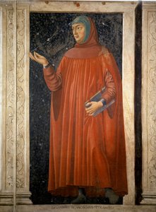 Porträt von Francesco Petrarca von Andrea del Castagno