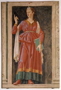 Die Sibylle von Cumae (Fresko) von Andrea del Castagno