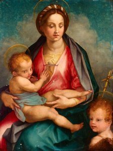Madonna und Kind mit St. Johannes von Andrea del Sarto