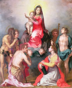 Madonna mit Kind und Heiligen