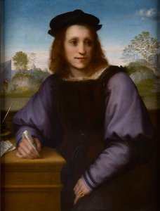 Porträt eines jungen Mannes, möglicherweise Andrea di Matteo degli Albizzi von Andrea del Sarto