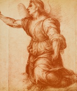 Studie eines Engels (für die Verkündigung) von Andrea del Sarto