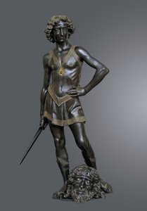 David siegreich über Goliath, ca. 1470 von Andrea del Verrocchio