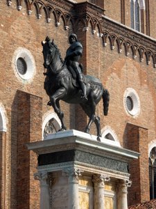 Reiterstatue des Condottiere Colleoni von Andrea del Verrocchio von Andrea del Verrocchio