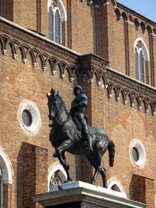 Reiterstatue des Condottiere Colleoni von Andrea del Verrocchio von Andrea del Verrocchio
