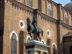 Reiterstatue des Condottiere Colleoni von Andrea del Verrocchio von Andrea del Verrocchio