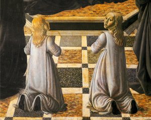 Heilige Monika, Detail, Kirche Santo Spirito, Florenz