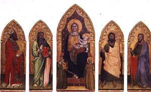 Madonna mit Kind und Heiligen