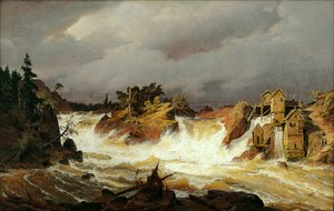 Die Trollhättan-Fälle von Andreas Achenbach