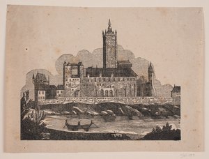 Eine befestigte Burg von Andreas Flinch