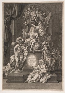 Allegorische Darstellung mit Christian Gyldenløve