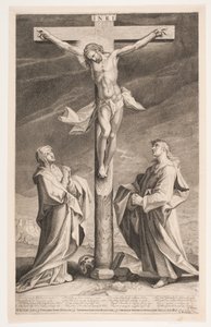 Christus am Kreuz zwischen Maria und Johannes von Andreas Reinhardt