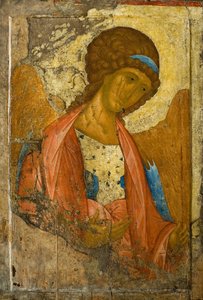 Erzengel Michael. Aus der Deisus-Reihe (Zvenigorodsky) von Andrei Rublev