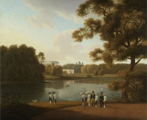 Ansicht der Cameron-Galerie in Zarskoje Selo von Andrei Yefimovich Martynov