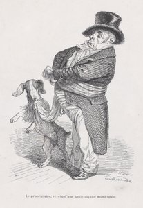 Der Eigentümer aus Szenen aus dem privaten und öffentlichen Leben der Tiere, ca. 1837-47 von Andrew Best Leloir