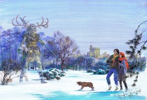 Herne der Jäger erscheint im Windsor Great Park