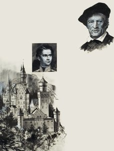 Ludwig II. von Bayern und sein Schloss Neuschwanstein von Andrew Howat
