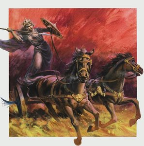 Königin Boudicca (gest. ca. 60 n. Chr.) von Andrew Howat
