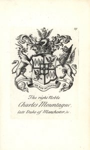 Wappen und Kamm des edlen Charles Edward Montagu von Andrew Johnston