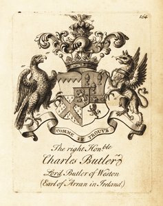 Wappen des hochverehrten Generalleutnants Charles Butler von Andrew Johnston