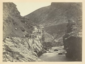 Teufelstor, (von unten) Weber Canon, Wasatch-Gebirge von Andrew Joseph Russell