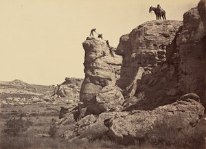 Tafel 21. High Bluff, Black Buttes, 1869 von Andrew Joseph Russell