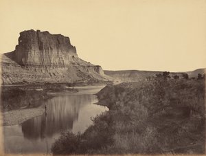 Tafel 24. Castle Rock, Green River Valley von Andrew Joseph Russell