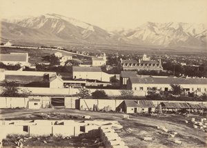 Tafel 45. Salt Lake City, vom Dach des Tabernakels, 1869 von Andrew Joseph Russell
