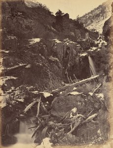 Tafel 46. City Creek Canon, nahe City Creek Falls von Andrew Joseph Russell