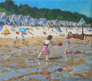 Schläger und Ball, Wells-next-the-sea von Andrew Macara