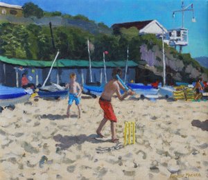 Cricket und gelbe Stümpfe, Abersoch