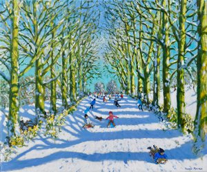 Spaß in der Sonne und im Schnee, Derby, 2022 von Andrew Macara