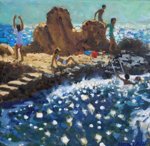 Meeresfunkeln, Rovinj, 2016 von Andrew Macara