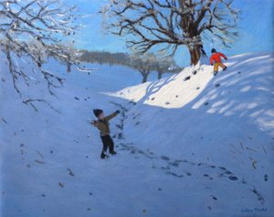 Schneeballschlacht