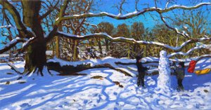 Der Schneemann, Calke Abbey, Ticknall, Derby, 2022