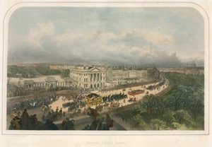 Parade vor dem Apsley House, Hyde Park Corner, Piccadilly, London von Andrew Maclure