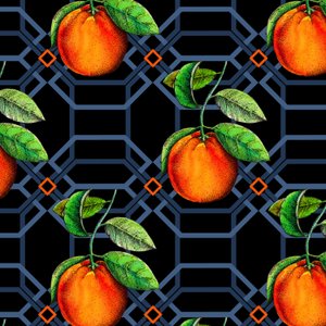 Oranges Geometrisches von Andrew Watson