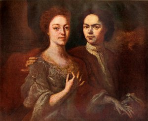 Porträt des Künstlers und seiner Frau, 1729, 1939