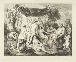 Badende Diana und Silenus
