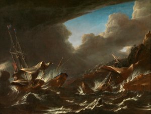 Sturm auf See von Andries van Eertvelt