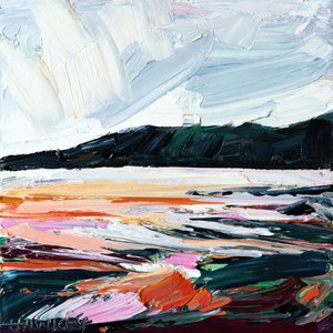 Bunte texturierte Meereslandschaft von Angela Hawkey
