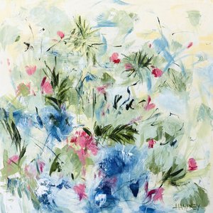 Lebhafter Frühlingsgarten von Angela Hawkey