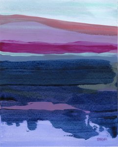 Abstrakte ruhige Landschaft